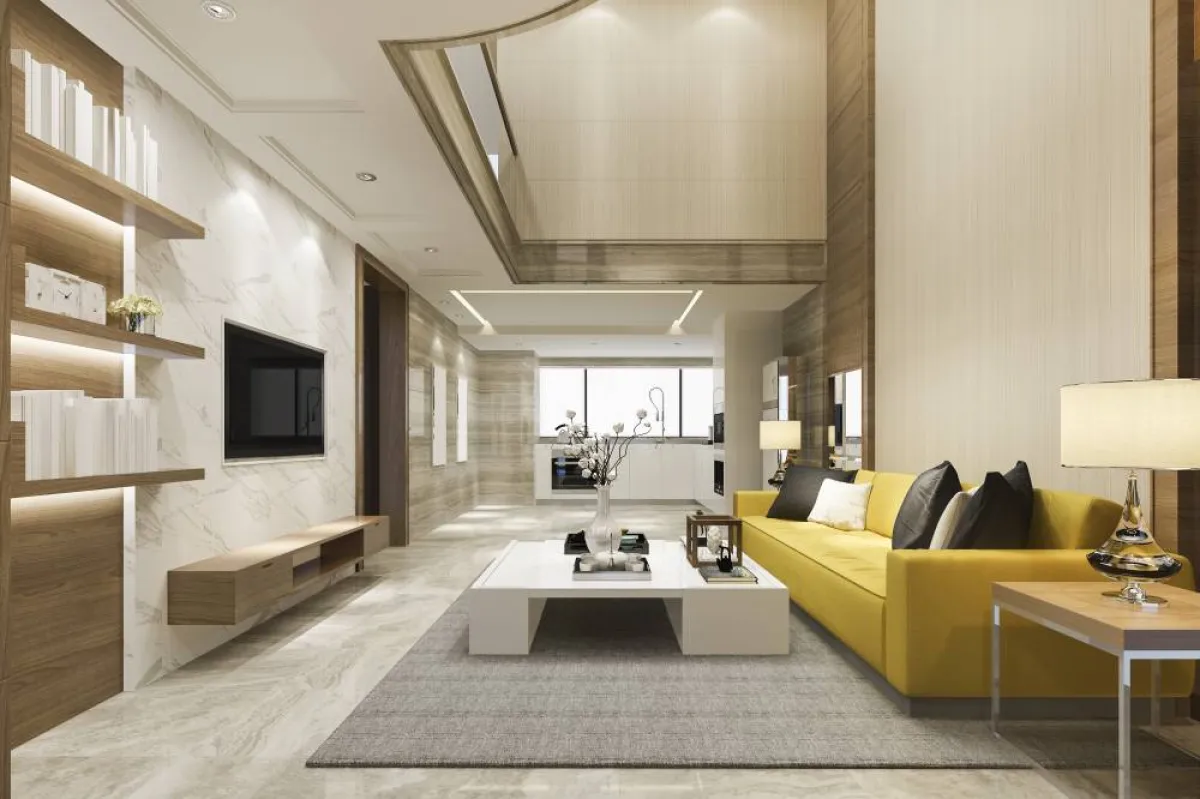 تصميم سقفي منفّذ بالجبس