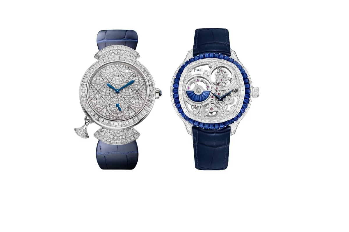 موديلات ساعات باللون الأزرق الداكن