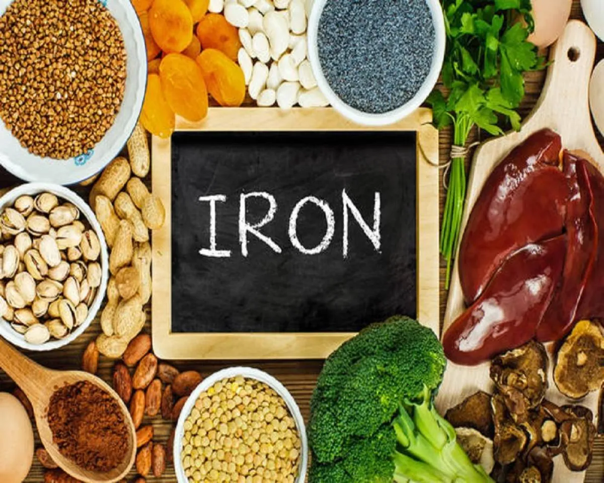صورة لأطعمة غنية بالحديد