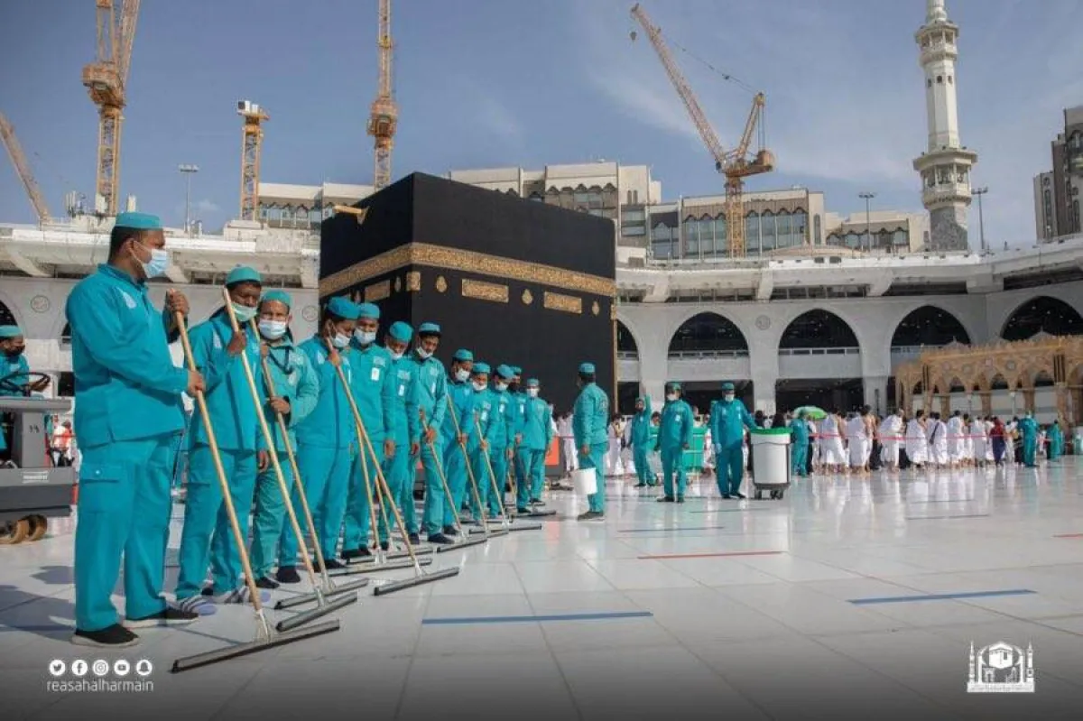شؤون الحرمين تفتح 58 بابا للدخول والخروج من المسجد الحرام - الصورة من الموقع الإلكتروني لرئاسة شؤون الحرمين