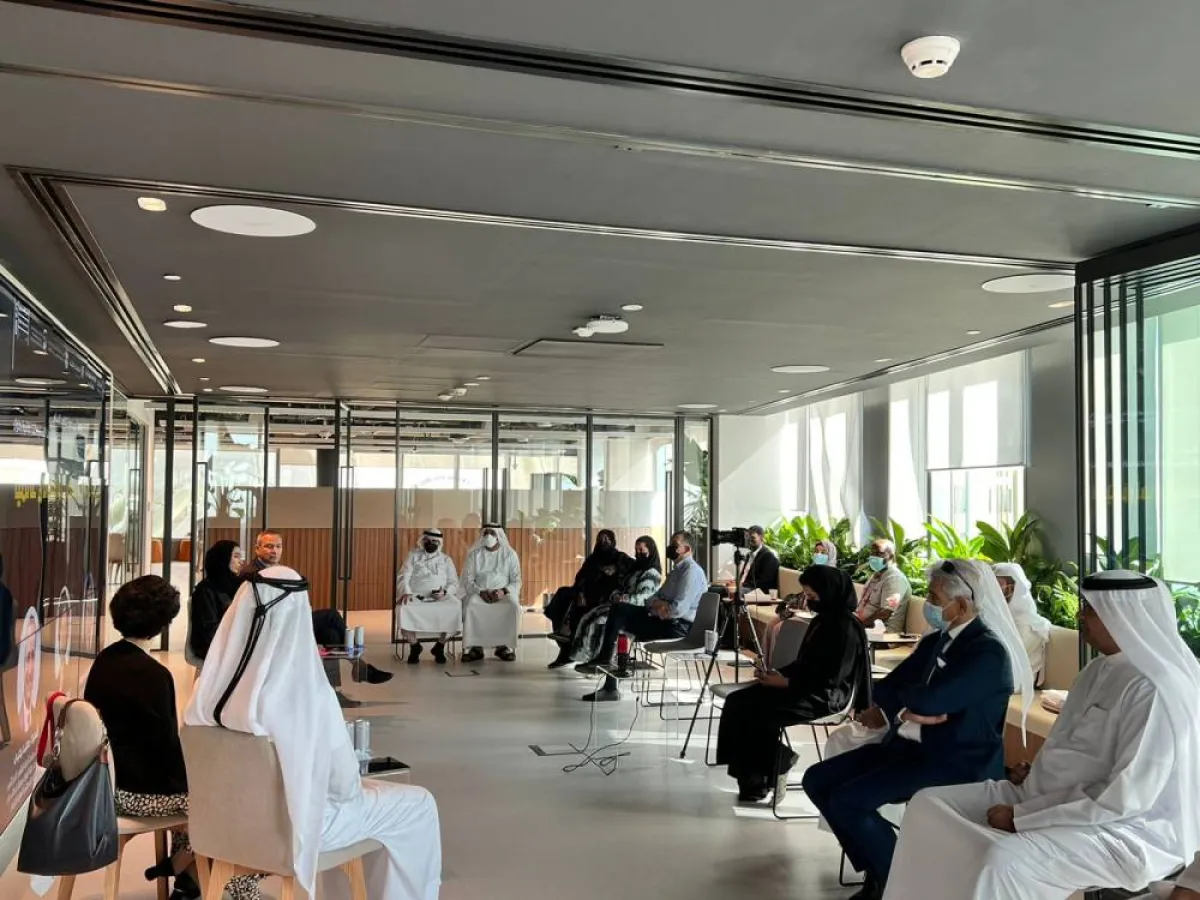 حلقة نقاشية عن العمل الإنساني في إكسبو - الصورة من وام