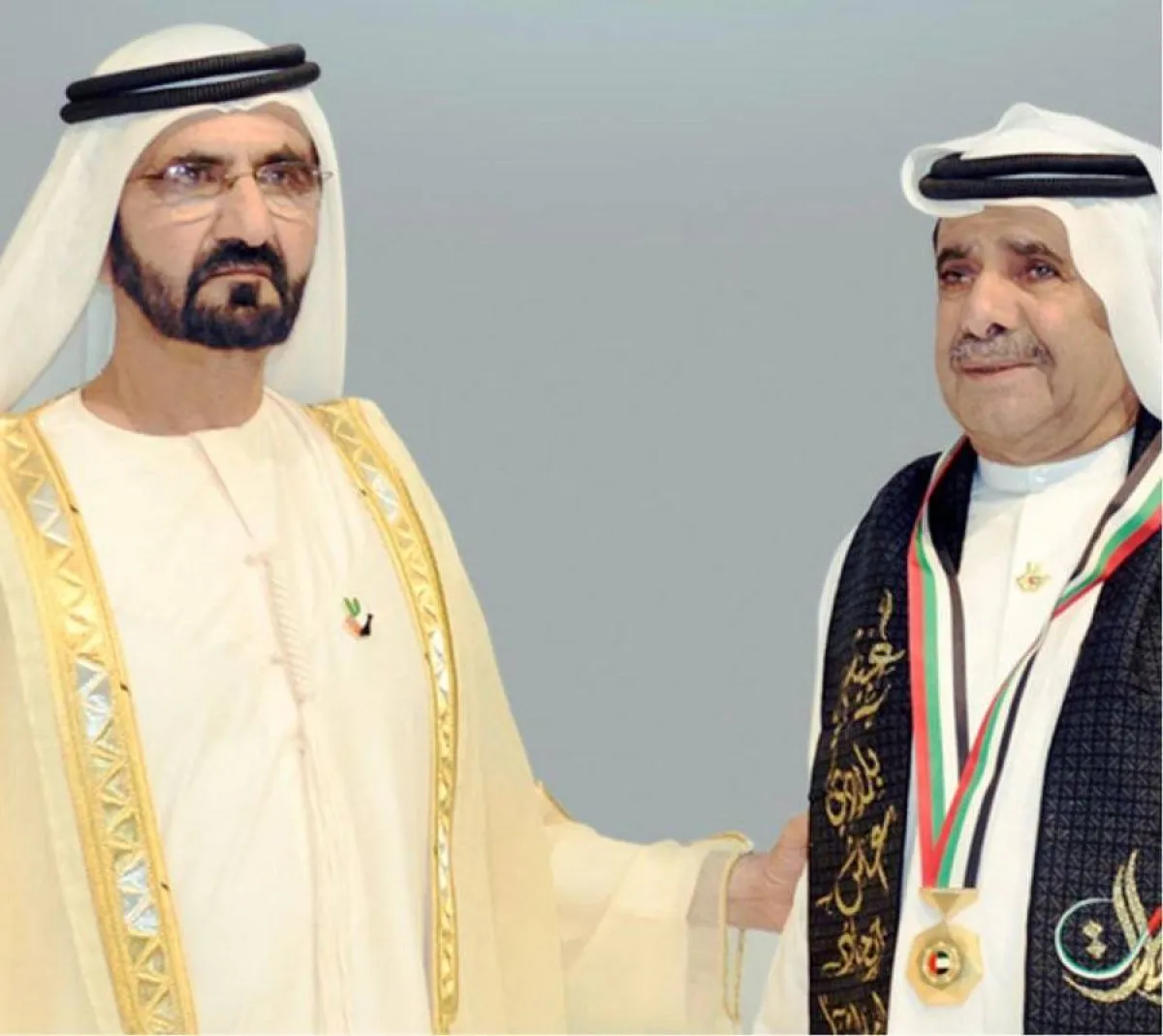 وفاة أول ممرض إماراتي - الصورة من حساب الشيخ محمد بن راشد آل مكتوم على تويتر