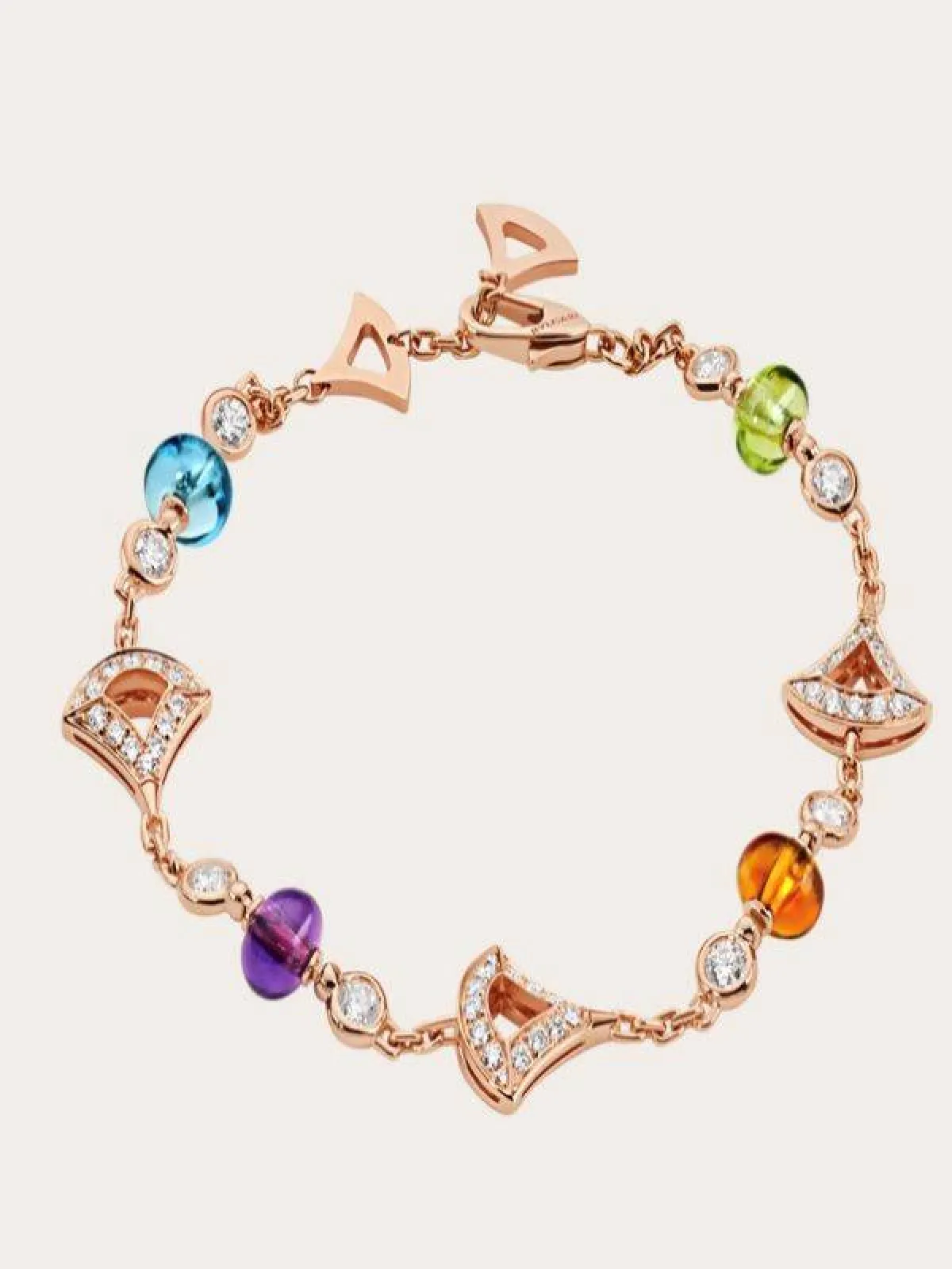 سوار باحجار كريمة ملونة