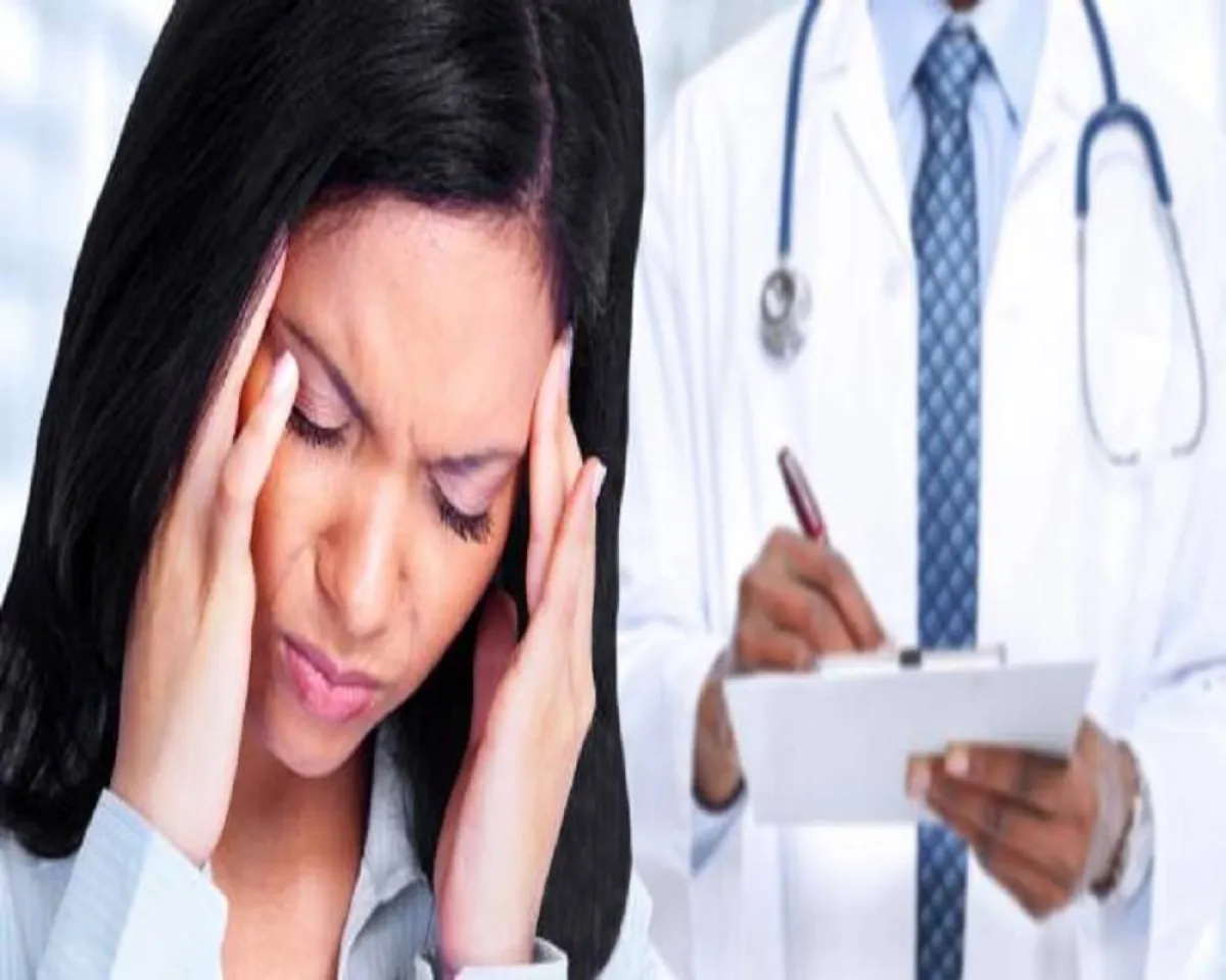 صورة لحامل  تعاني من الصداع