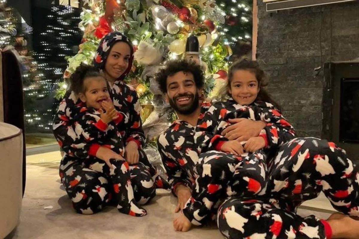 إحتفال محمد صلاح بموسم الأعياد- الصورة من حسابه على إنستغرام