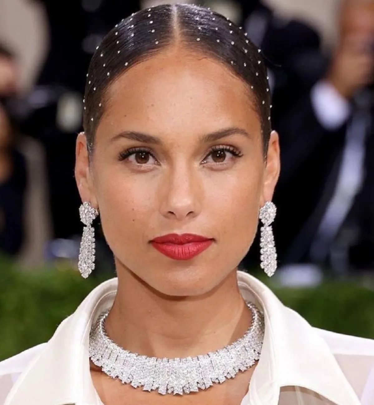 أجمل أطقم ألماس للنجمات العالميات في 2021-الصورة من حساب النجمة على انستغرام