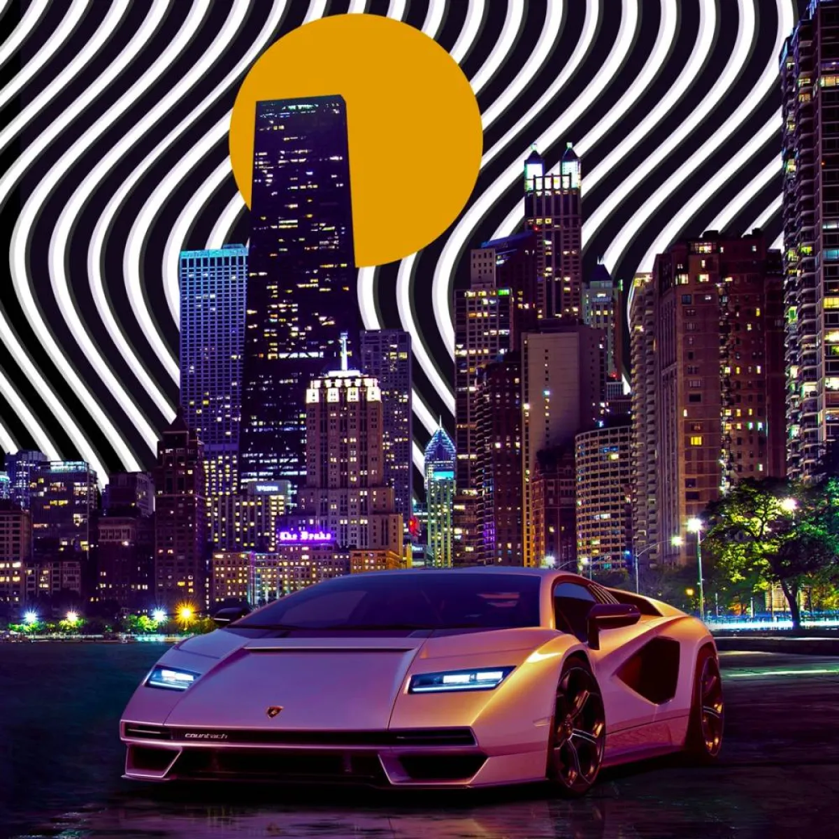 لامبورغيني تستعرض مجموعة لوحات تحتفي بنجاح أيقونتها ’ كونتاش LPI 800-4‘ الجديدة 