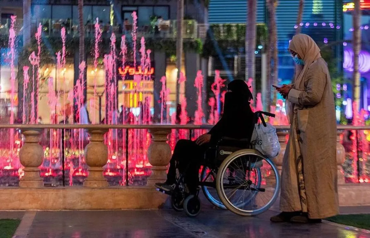 خُصصت لهم مسارات متعددة . الصورة من "واس"