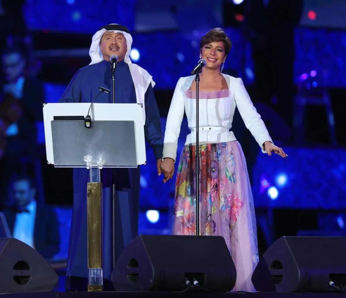 الفنانة اصالة ومحمد عبده في اسير الشوق - الصورة من حسابها على الانستجرام