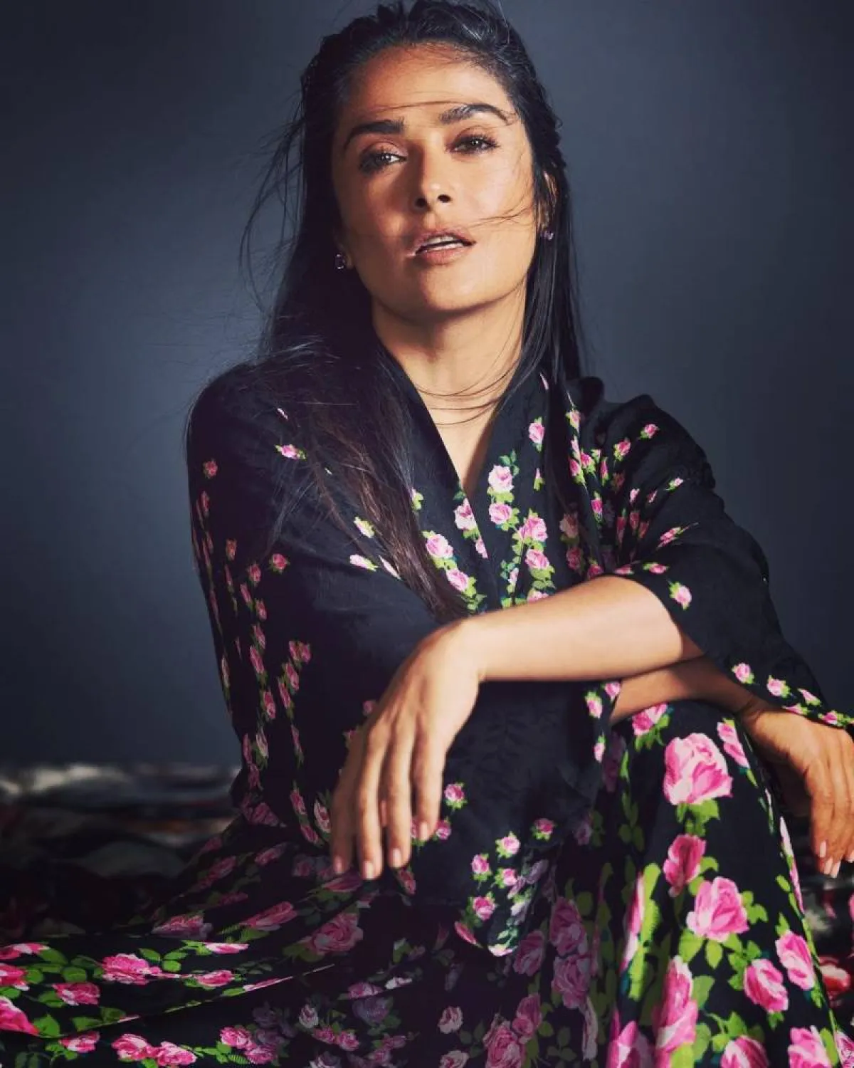 تسريحة الشعر نصف المرفوع