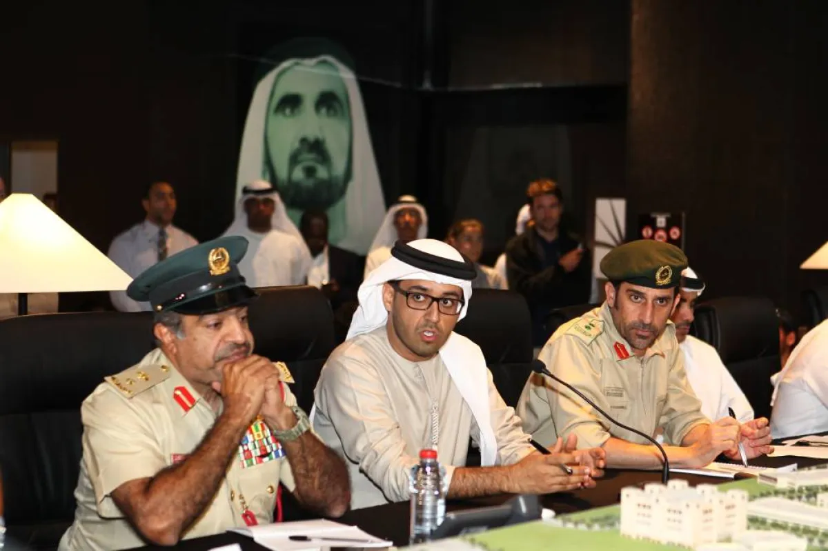 لجنة تأمين فعاليات دبي تضع خطة تأمين احتفالات رأس السنة - الصورة من حساب المكتب الإعلامي لحكومة دبي