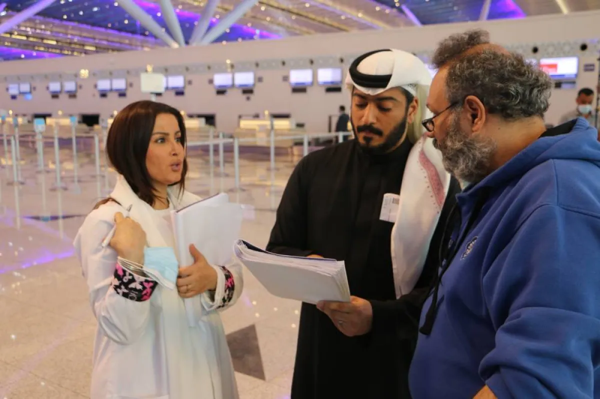 من كواليس تصوير فيلم 90 يوم