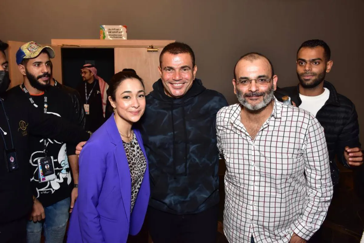 الهضبة عمرو دياب وأيمن بهجت قمر