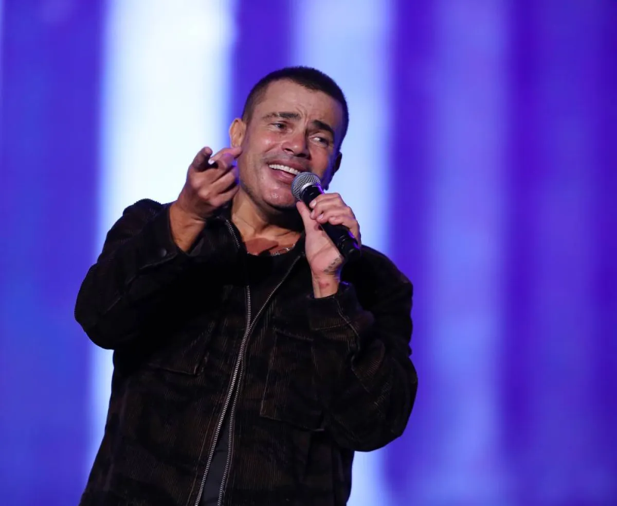 عمرو دياب من حفله في موسم الرياض