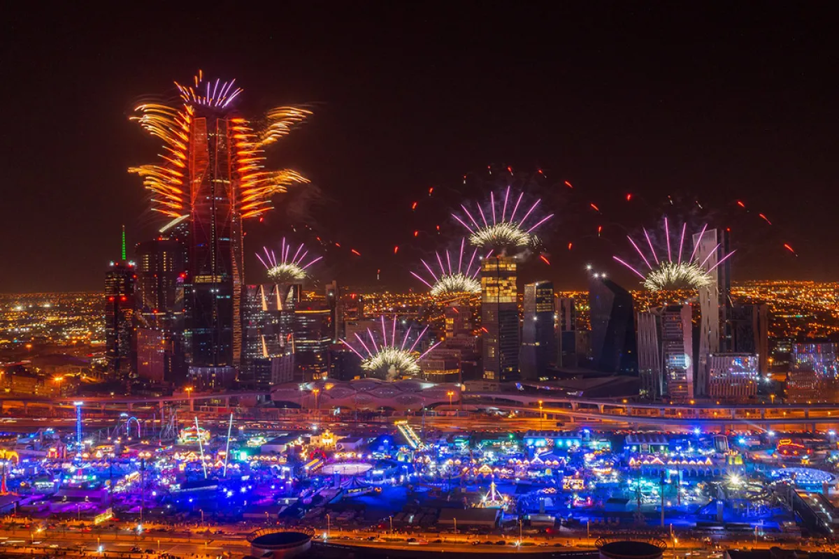 صورة لأضواء موسم الرياض