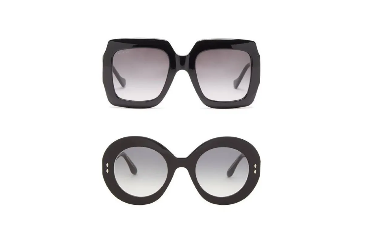 موديلات نظارات شمسية باللون الأسود