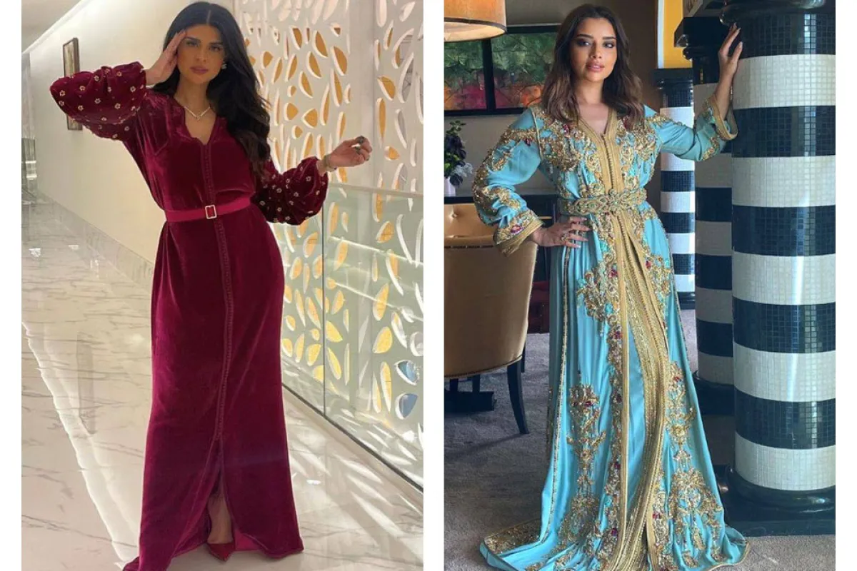 أجمل إطلالات الفنانات بالقفاطين 