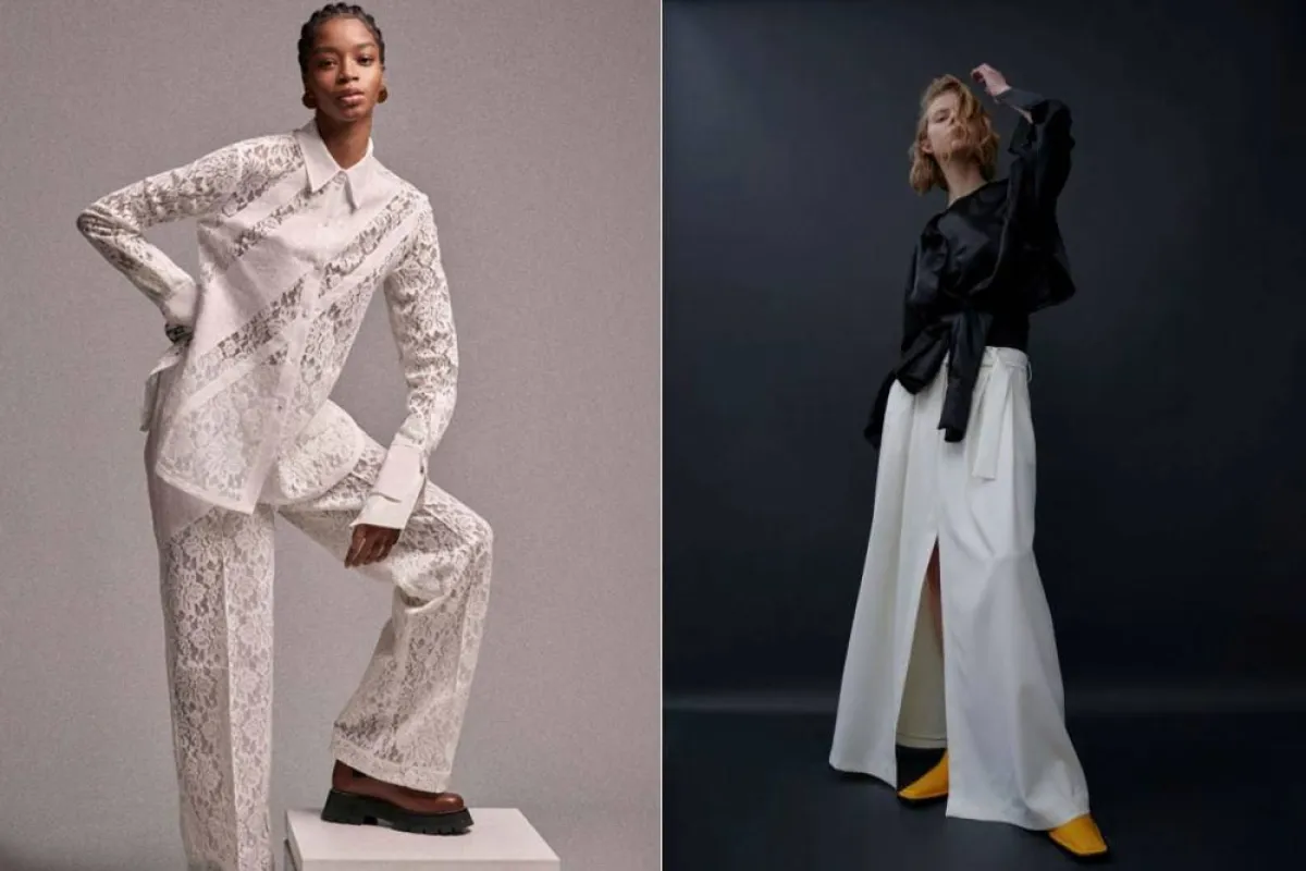 أزياء باللون الأبيض لإطلالة منعشة وحيويّة