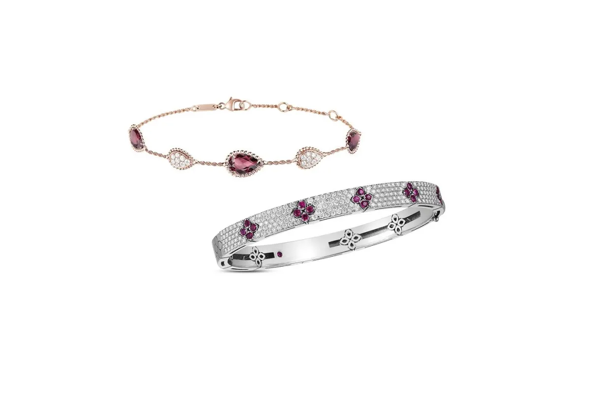 أساور أحجار كريمة لحفلة رأس السنة 2022