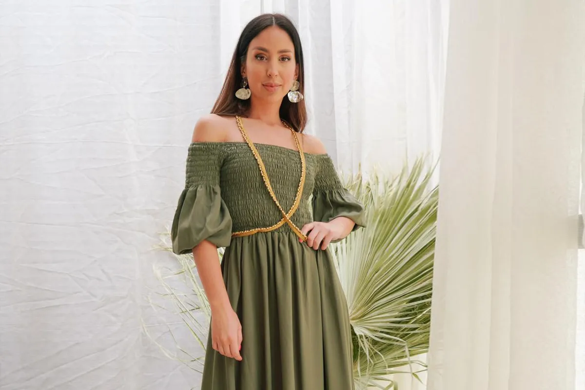 فستان من المصممة هبه فراش