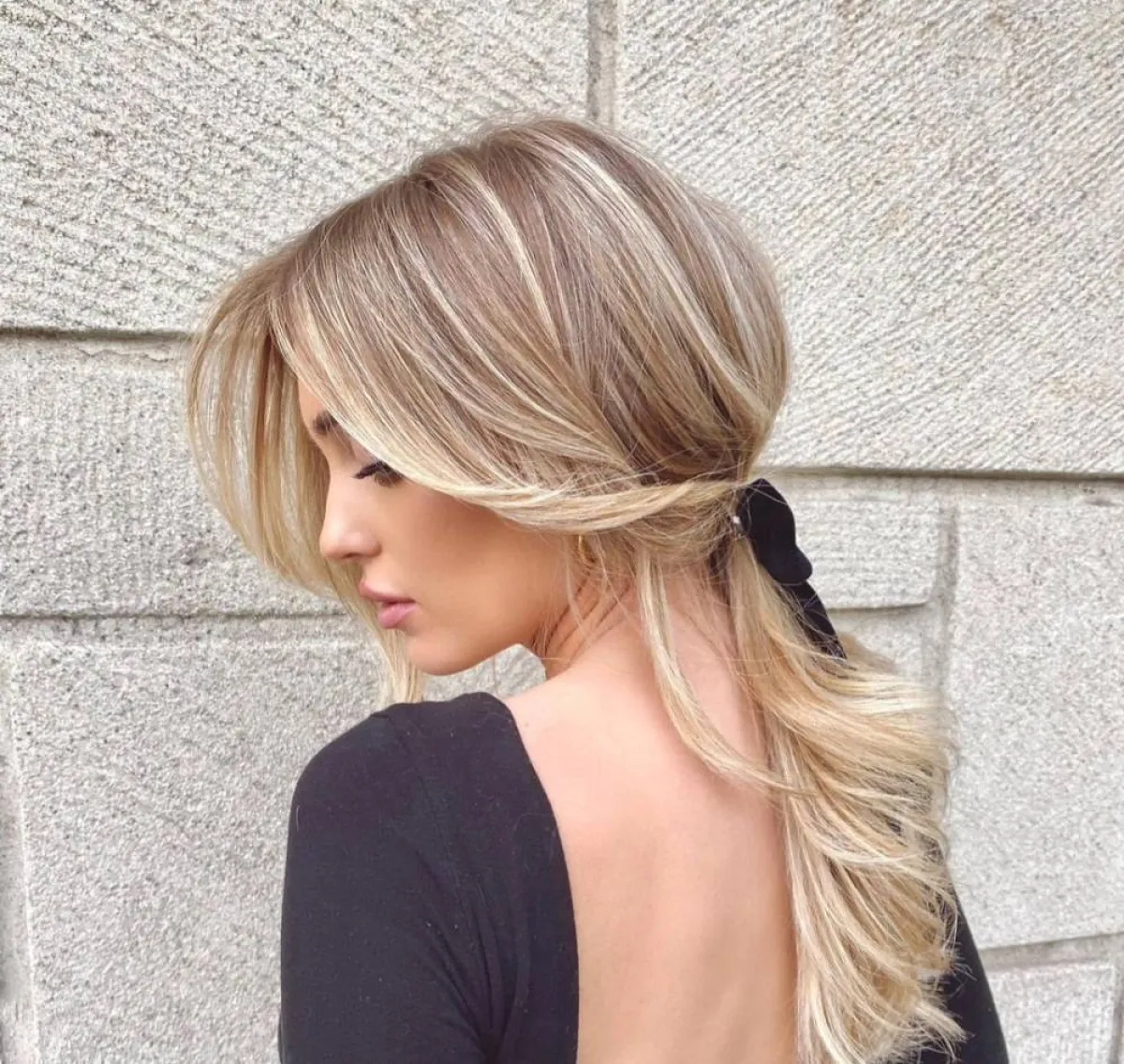 تسريحات ذيل الحصان