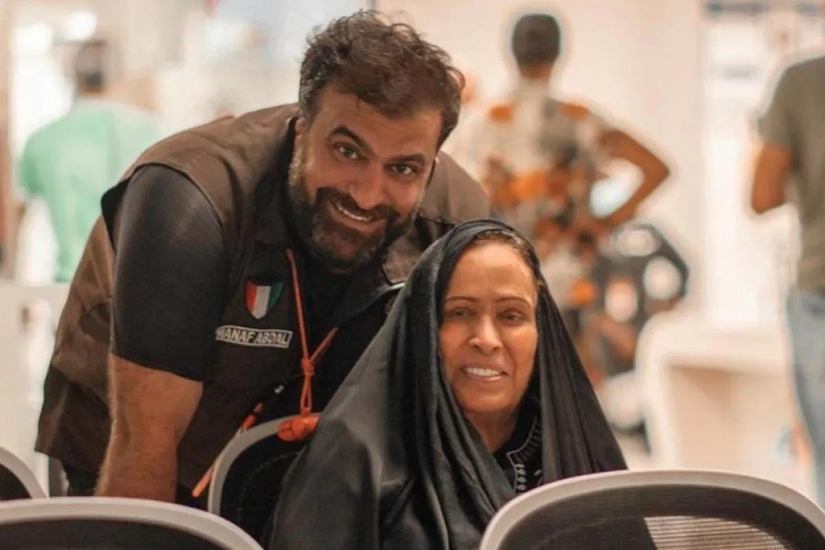 مناف عبدال وحياة الفهد - الصورة من حسابه على الانستجرام 