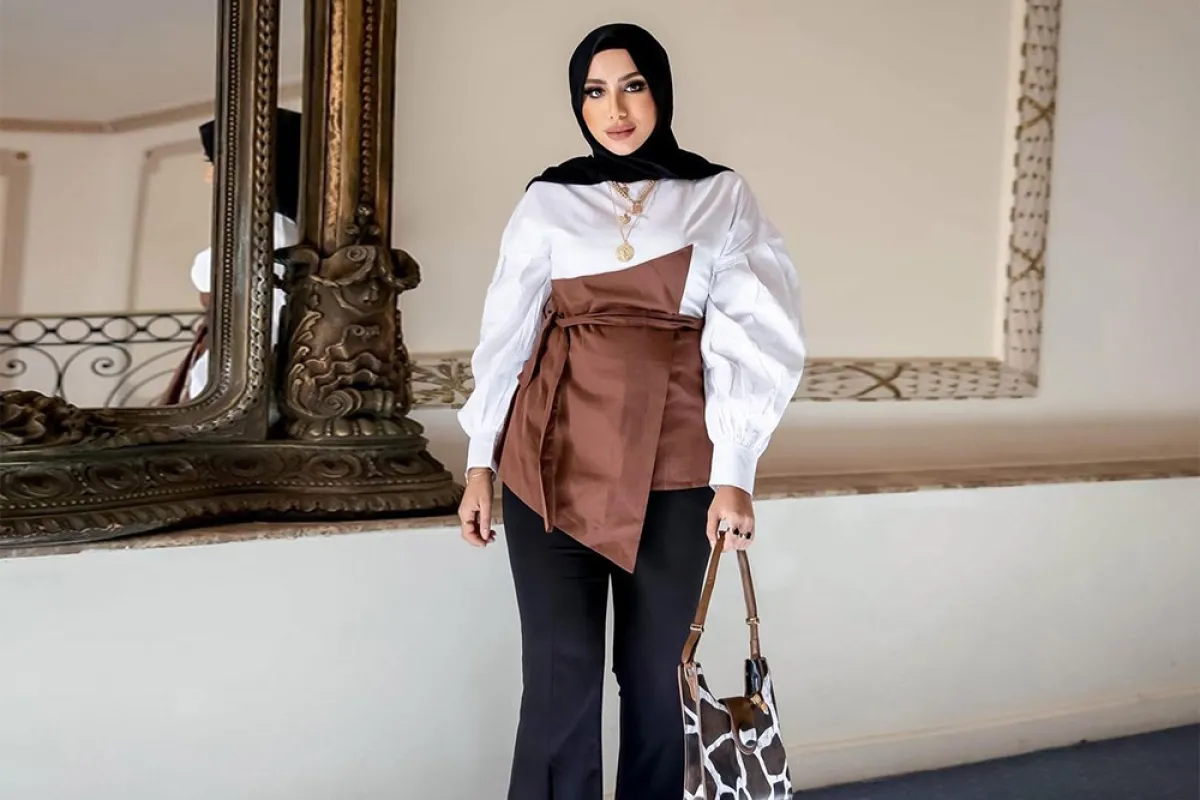 رهف الشامي باطلالة خريفية