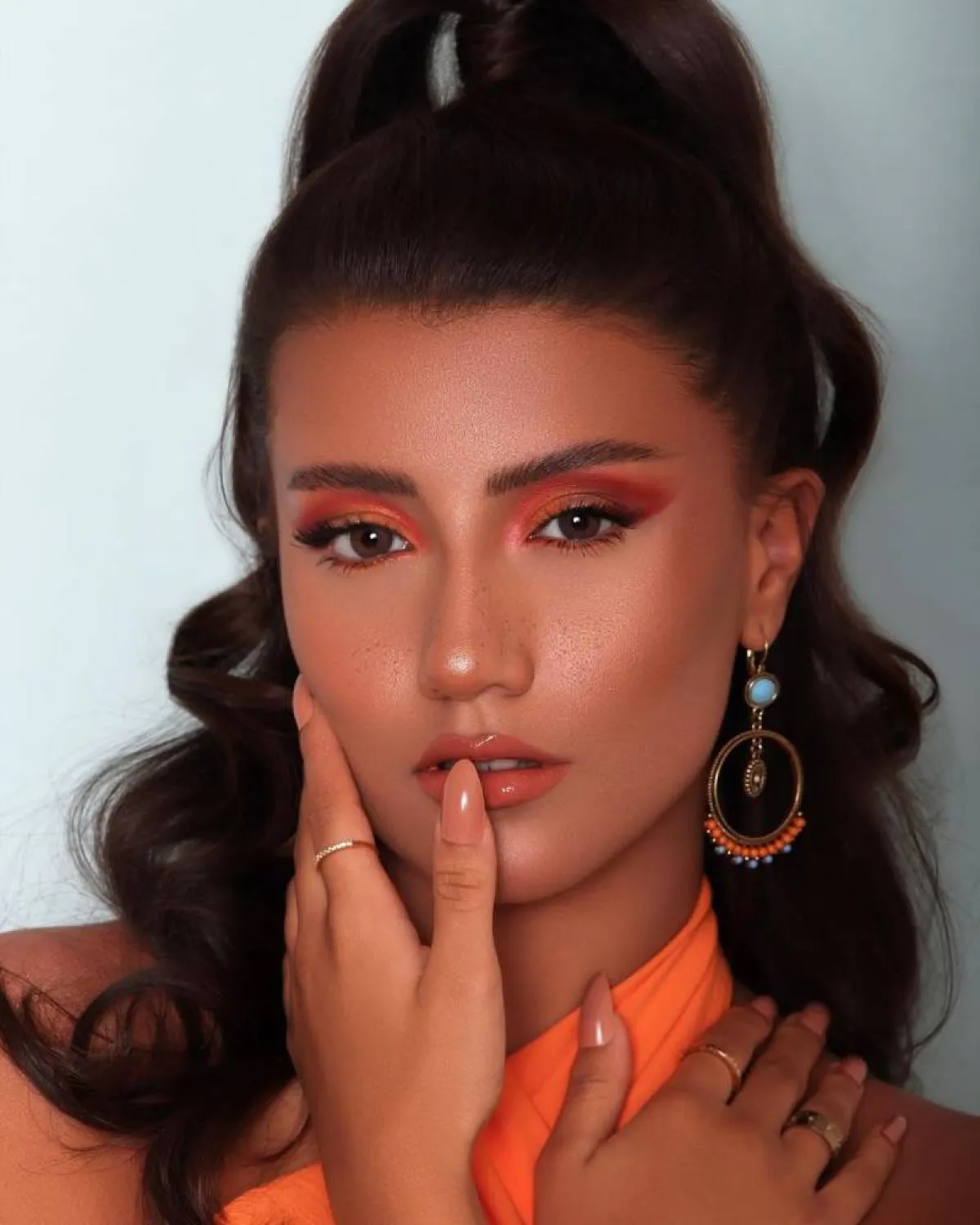 مكياج عيون البشرة السمراء