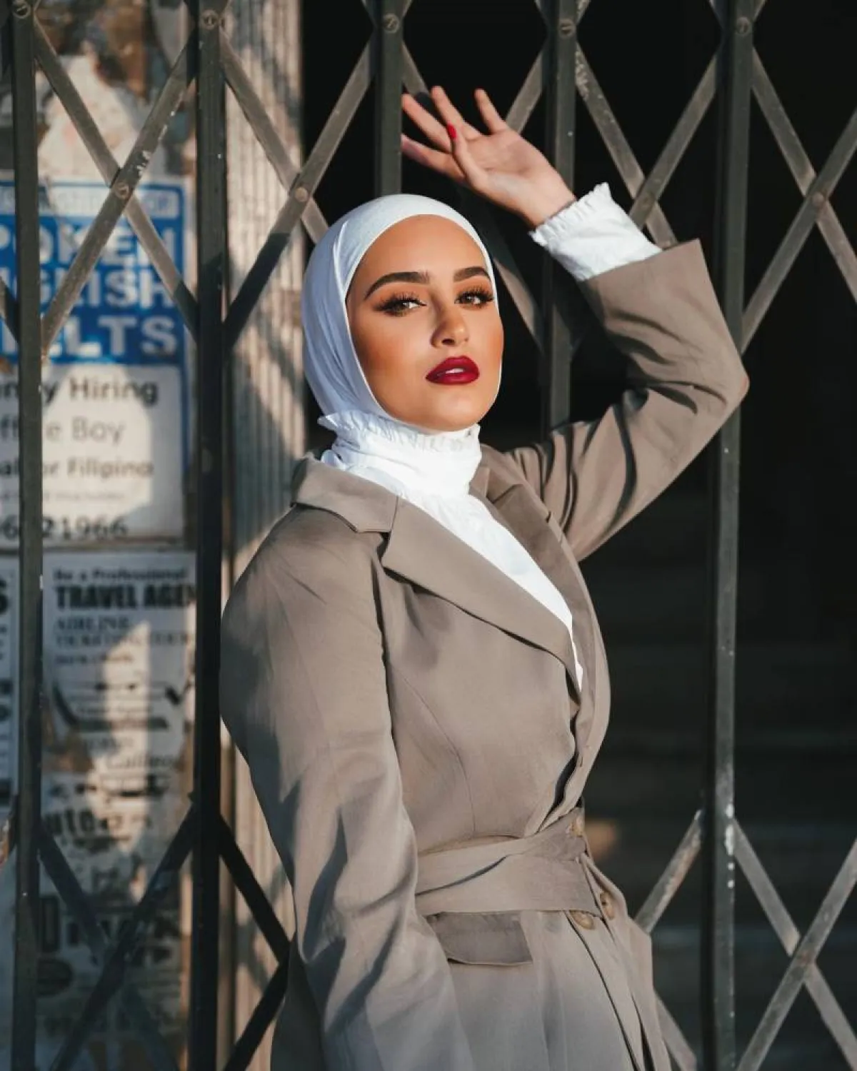 مكياج خليجي للمحجبات