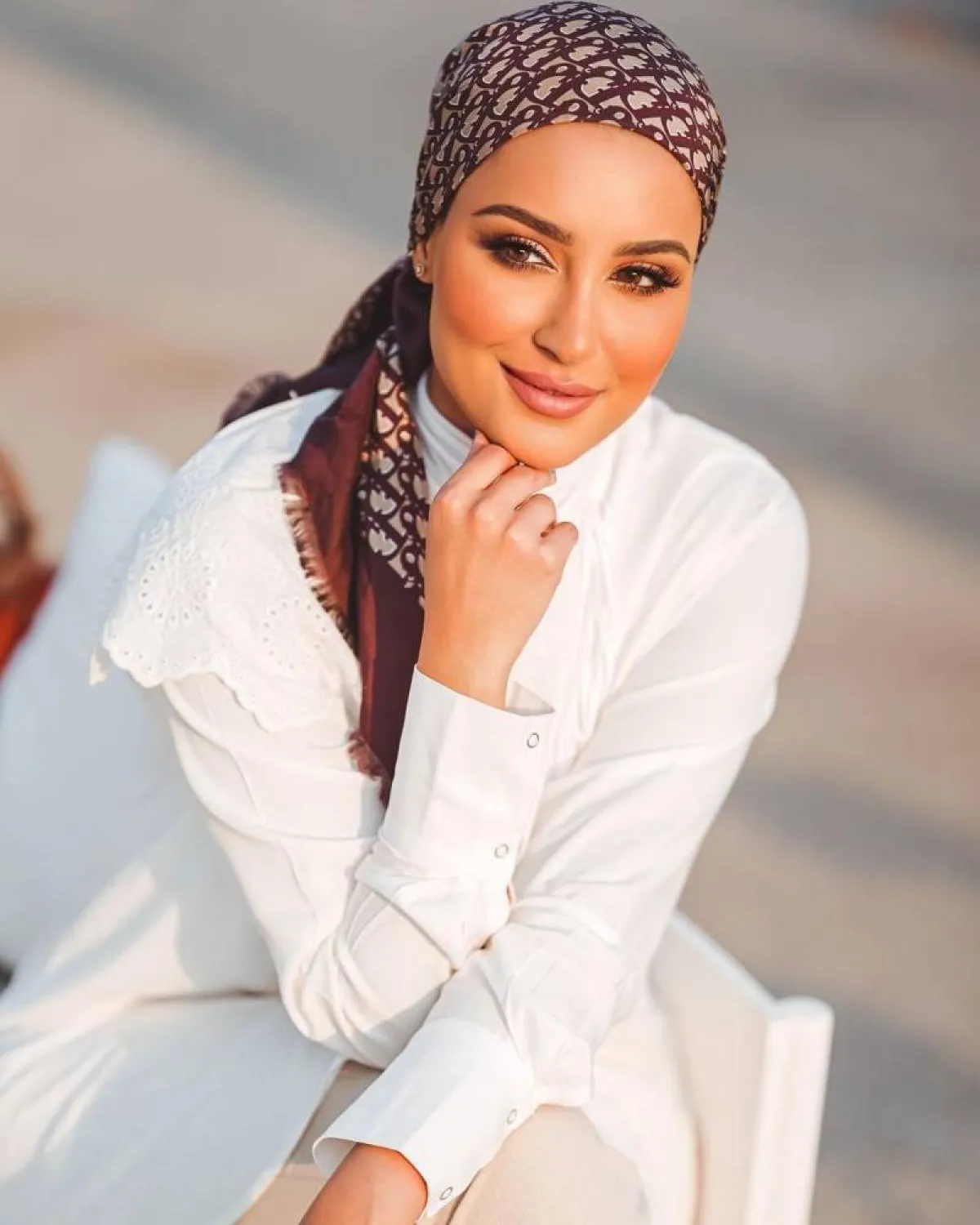 مكياج خليجي للصبايا المحجبات