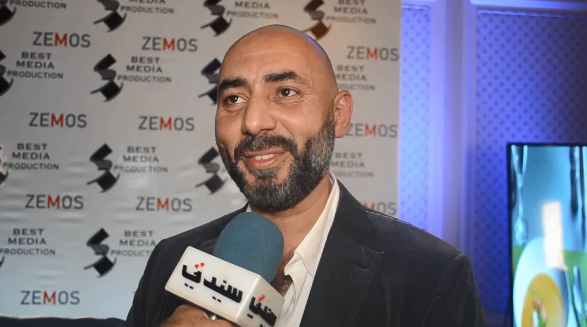 المنتج إيهاب منير خلال لقائه بسيدتي - الصورة خاصة بسيدتي