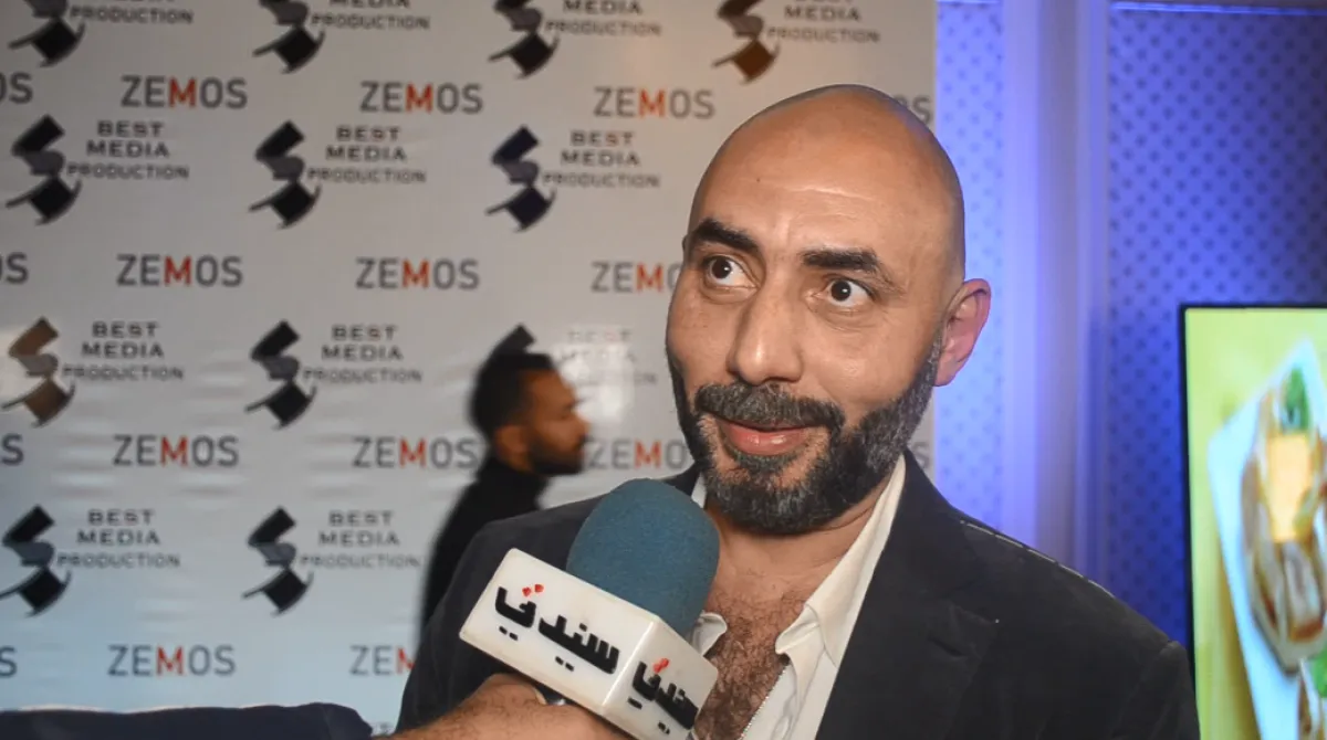 المنتج إيهاب منير خلال لقائه بسيدتي - الصورة خاصة بسيدتي