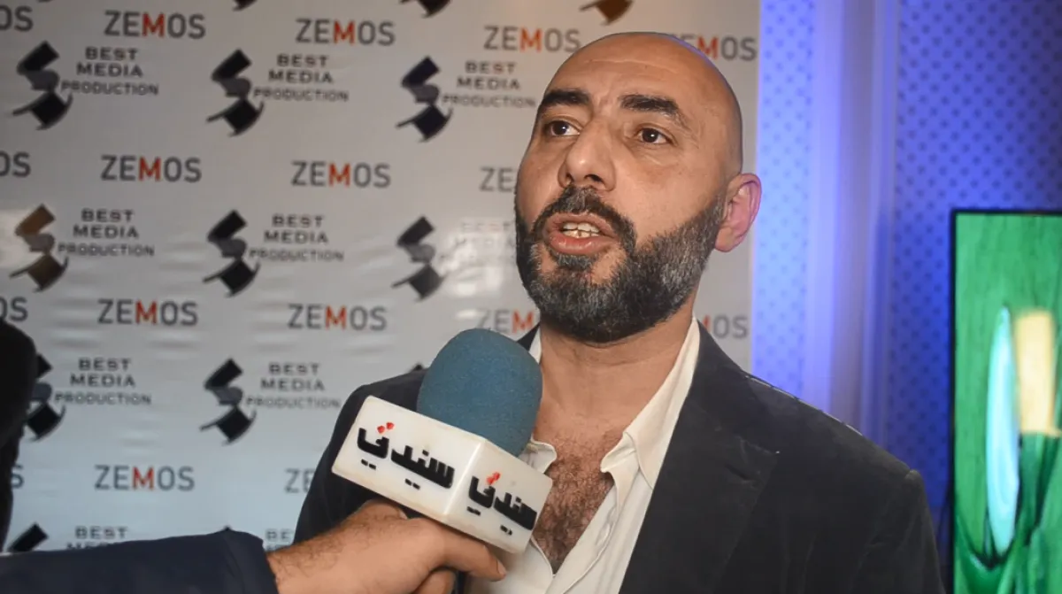 المنتج إيهاب منير خلال لقائه بسيدتي - الصورة خاصة بسيدتي