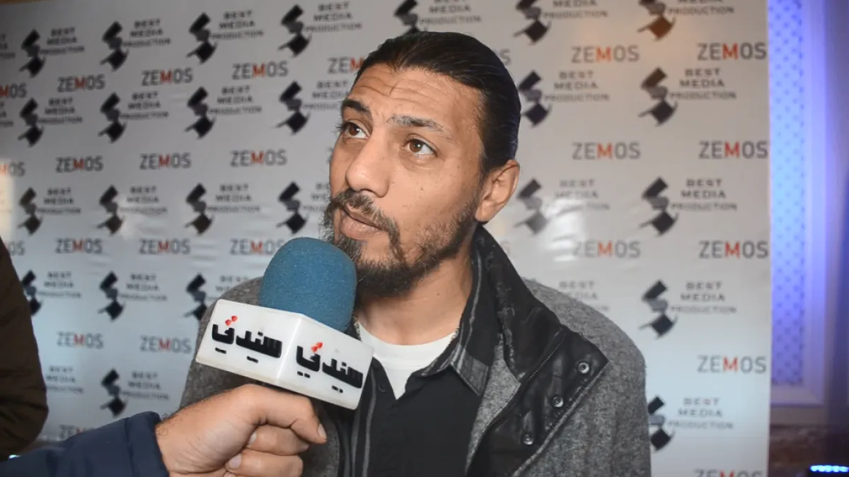 المخرج حازم فودة خلال لقائه بكاميرا سيدتي - الصورة خاصة بسيدتي