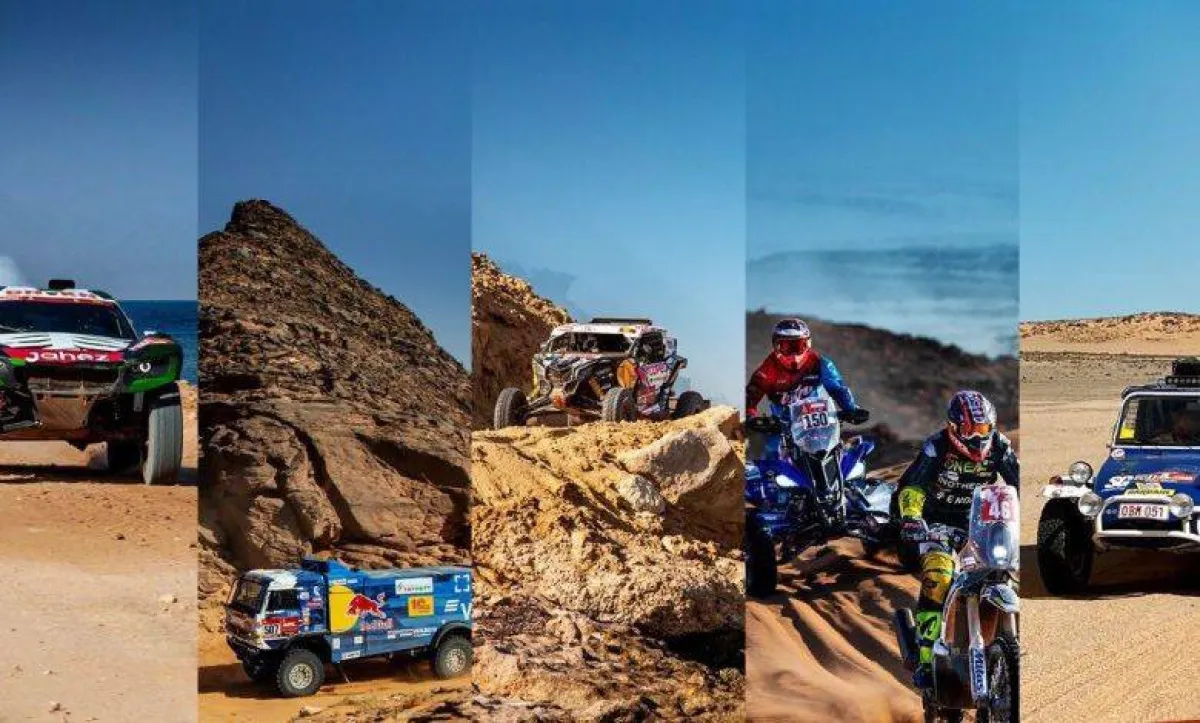 بدء الفحص الفني للمركبات المشاركة في رالي داكار السعودية 2022