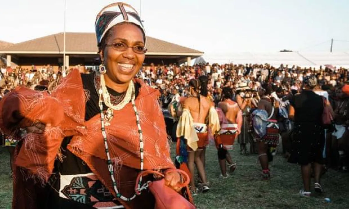 الملكة مانتفومبي دلاميني- الصورة من موقع The Guardian