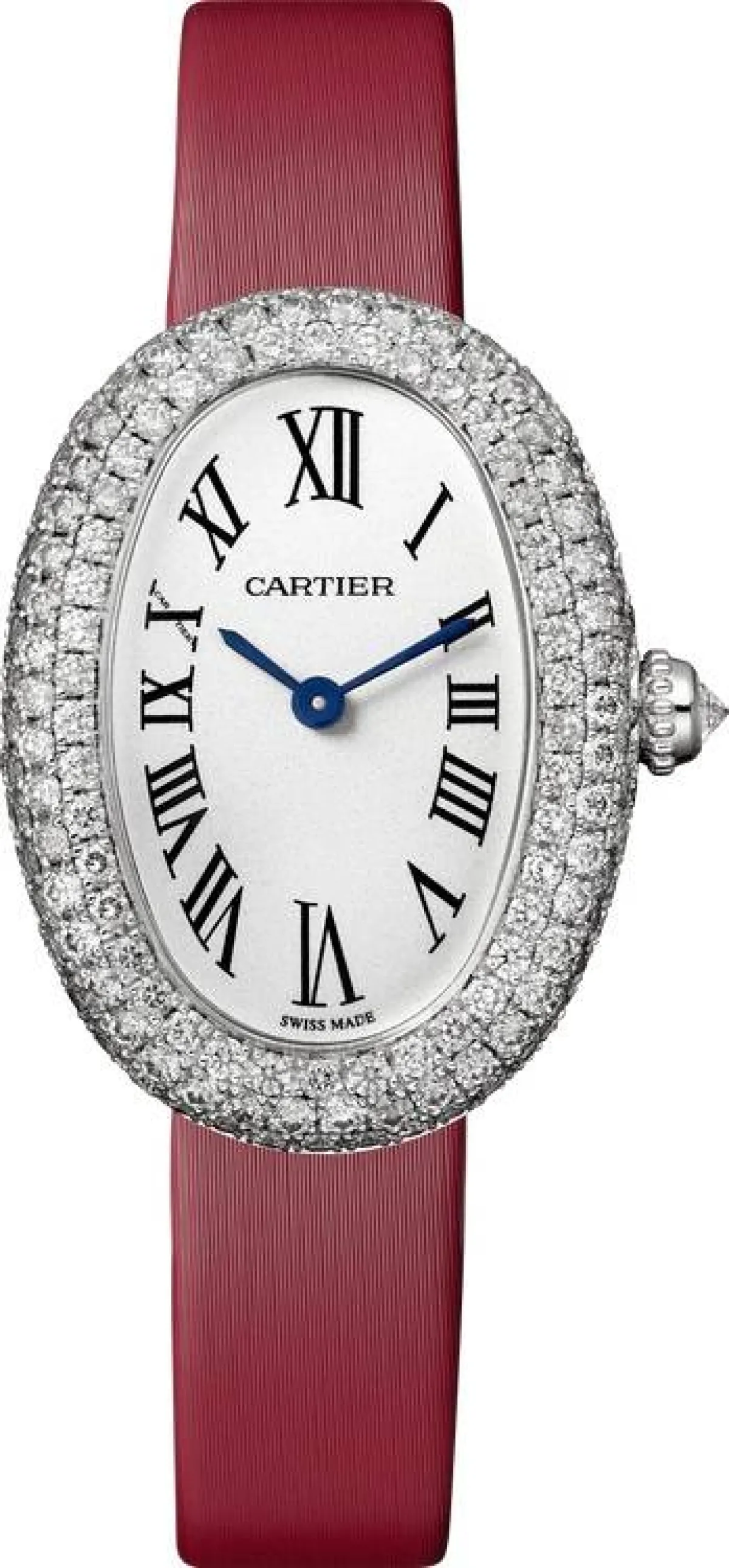 ساعة ذهب أبيض من كارتييه Cartier