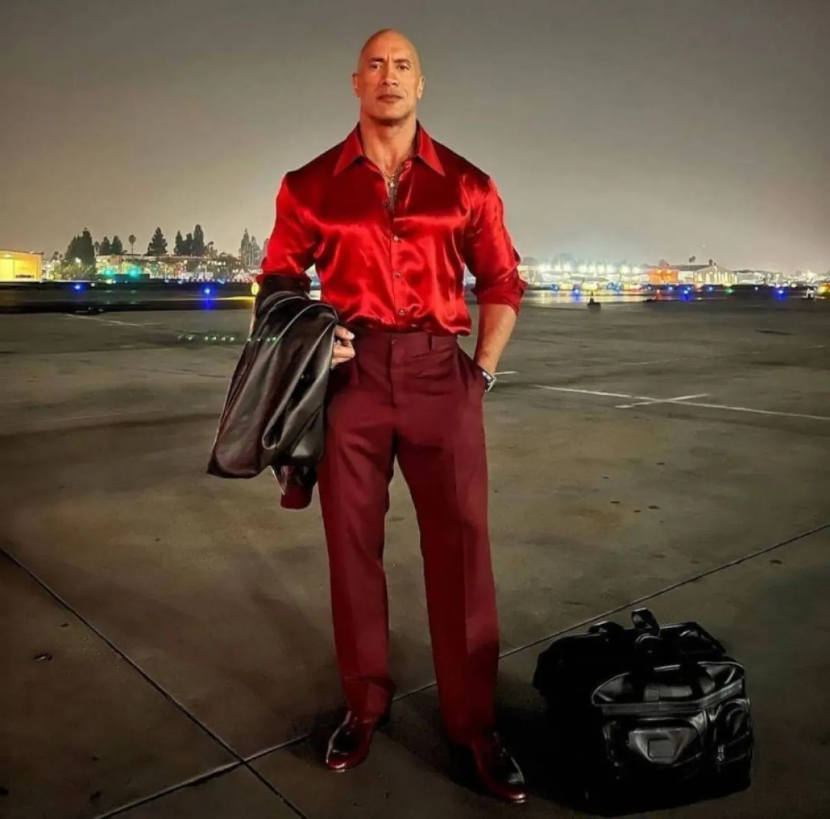 النجم العالمي دوين جونسون - الصورة من حسابه في انستغرام