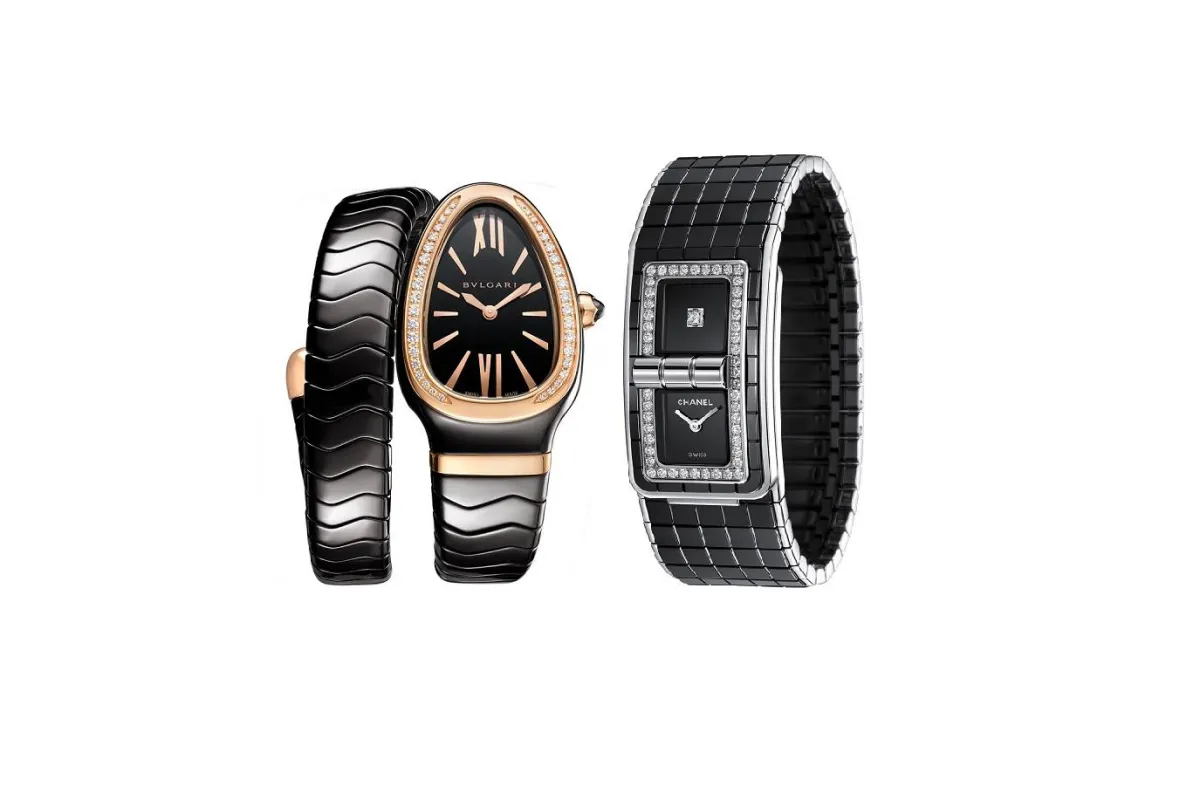 موديلات ساعات من السيراميك الأسود