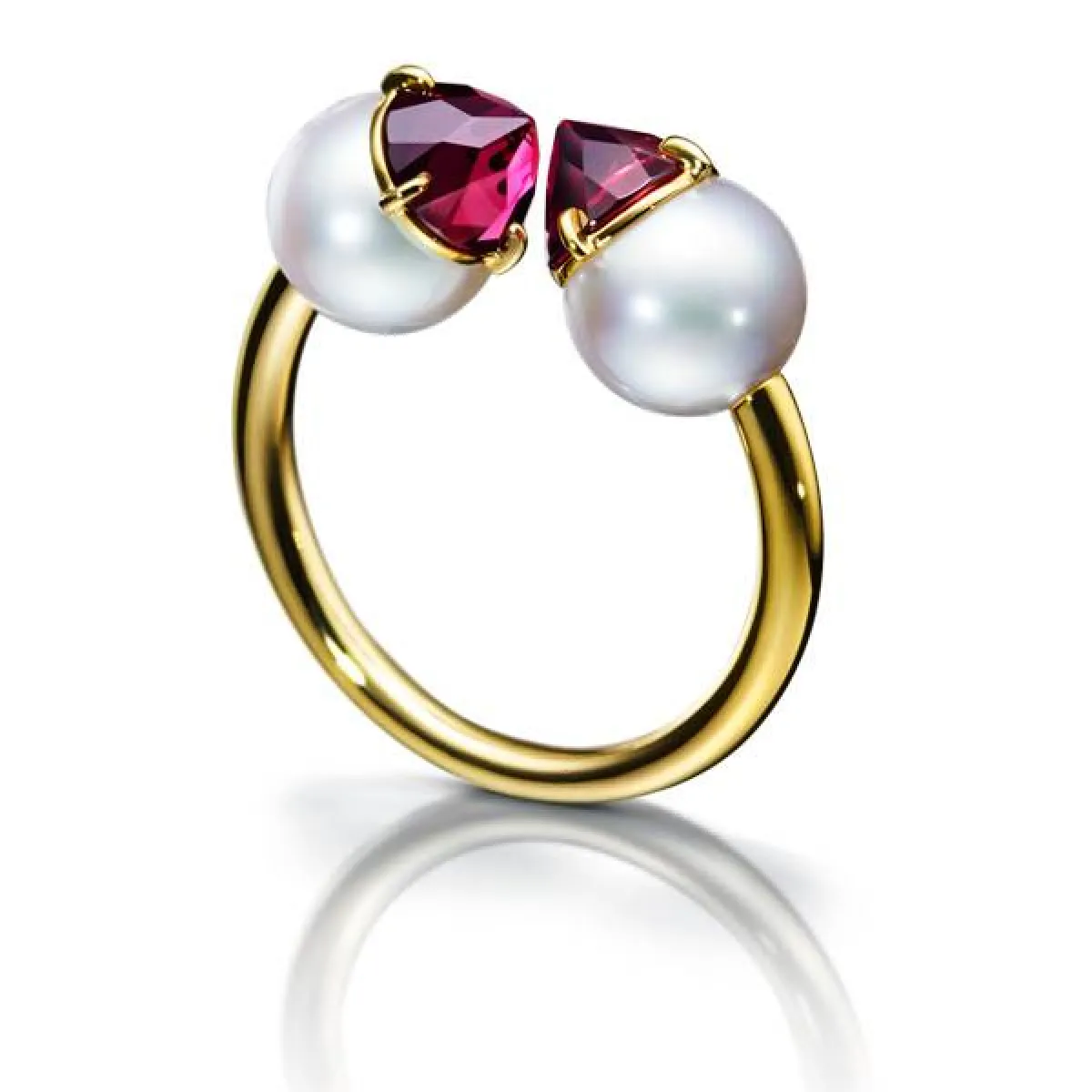 خاتم عقيق أحمر من تاساكي Tasaki