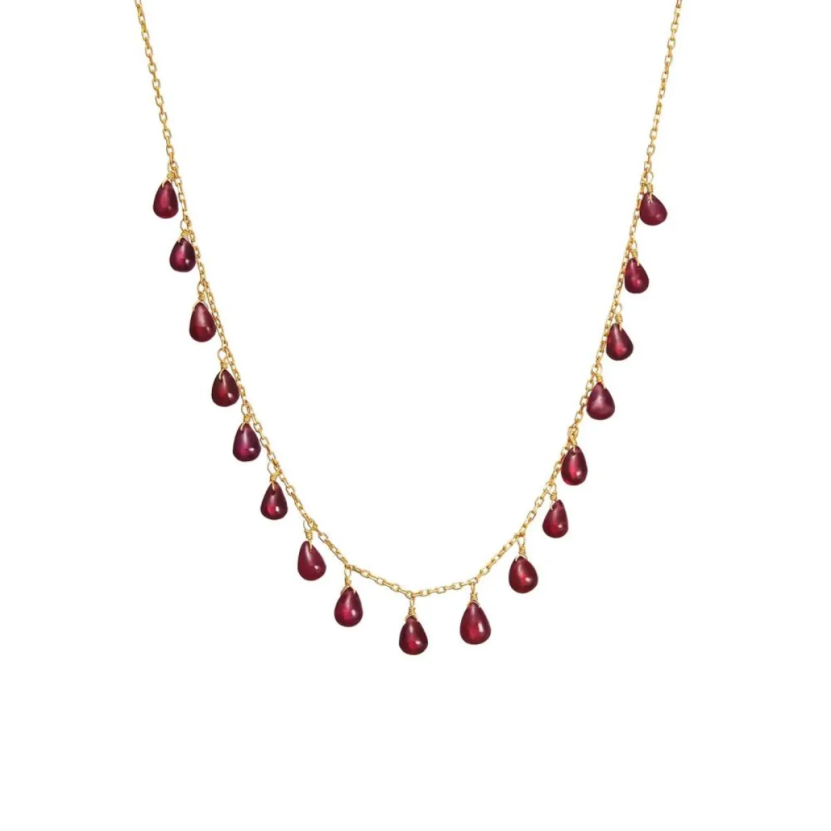 سلسلة عقيق أحمر من مجوهرات ديما Dima Jewelry