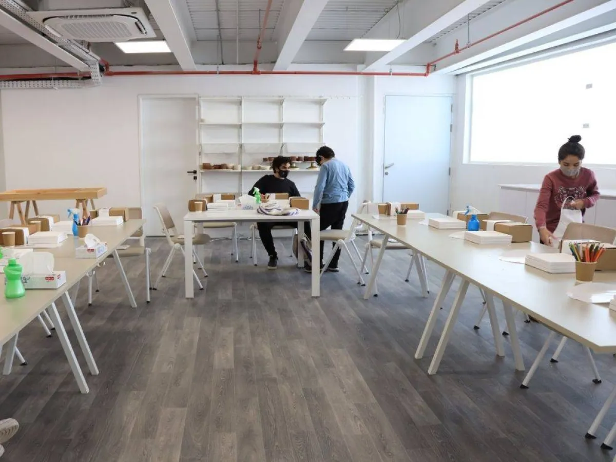 من ورش الأطفال في بينالي الدرعية 