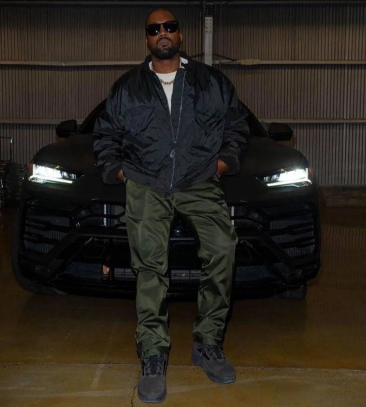 كانيي ويست - الصورة من حساب كيم كرداشيان في إنستغرام