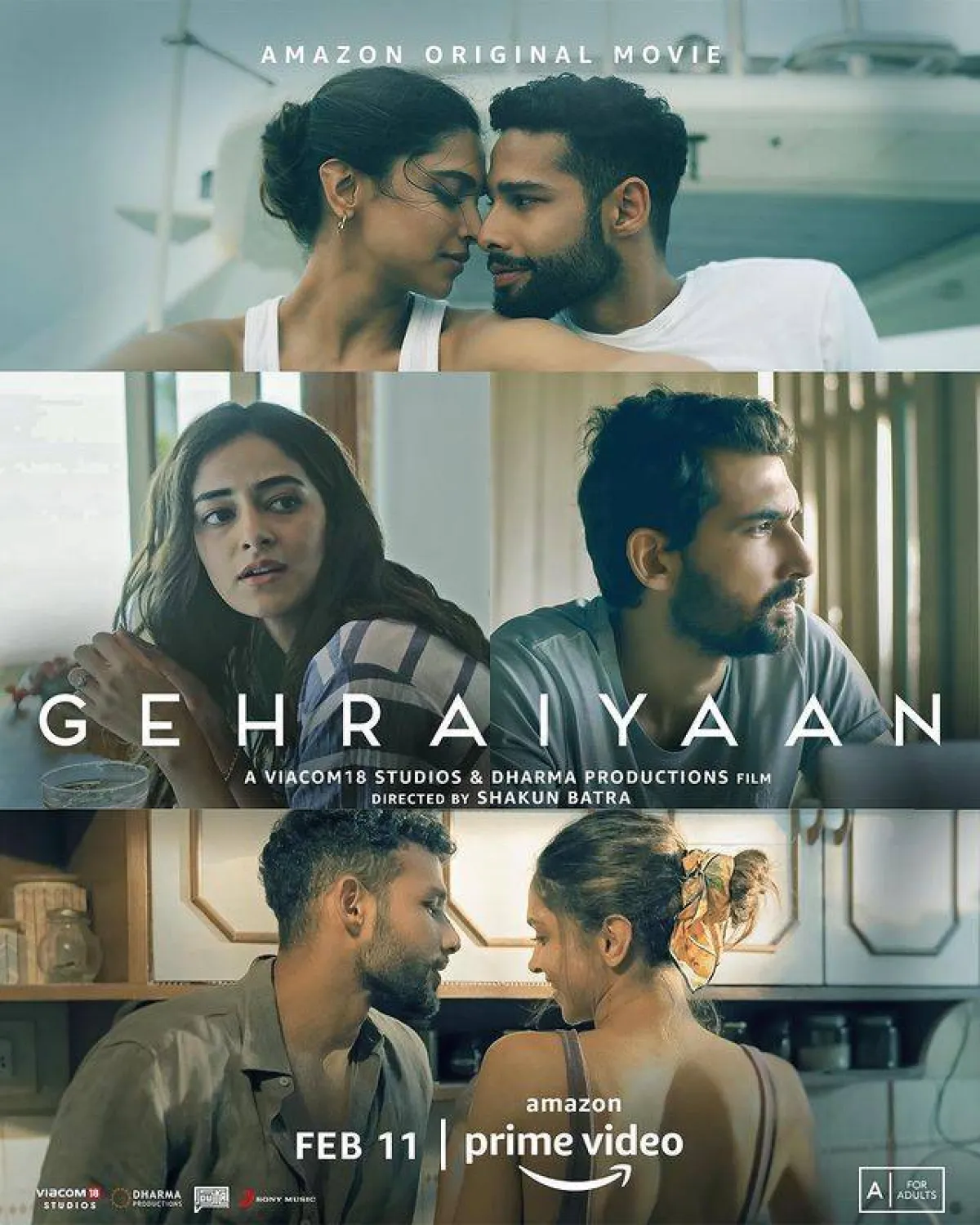 فيلم Gehraaiyaan- الصورة من حساب ديبيكا بادكون على إنستغرام