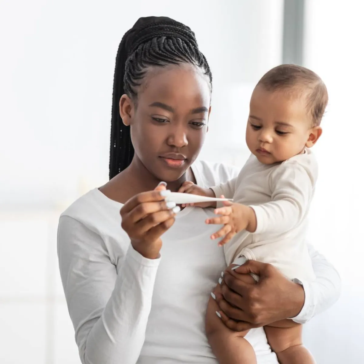 صورة لأم ورضيعها