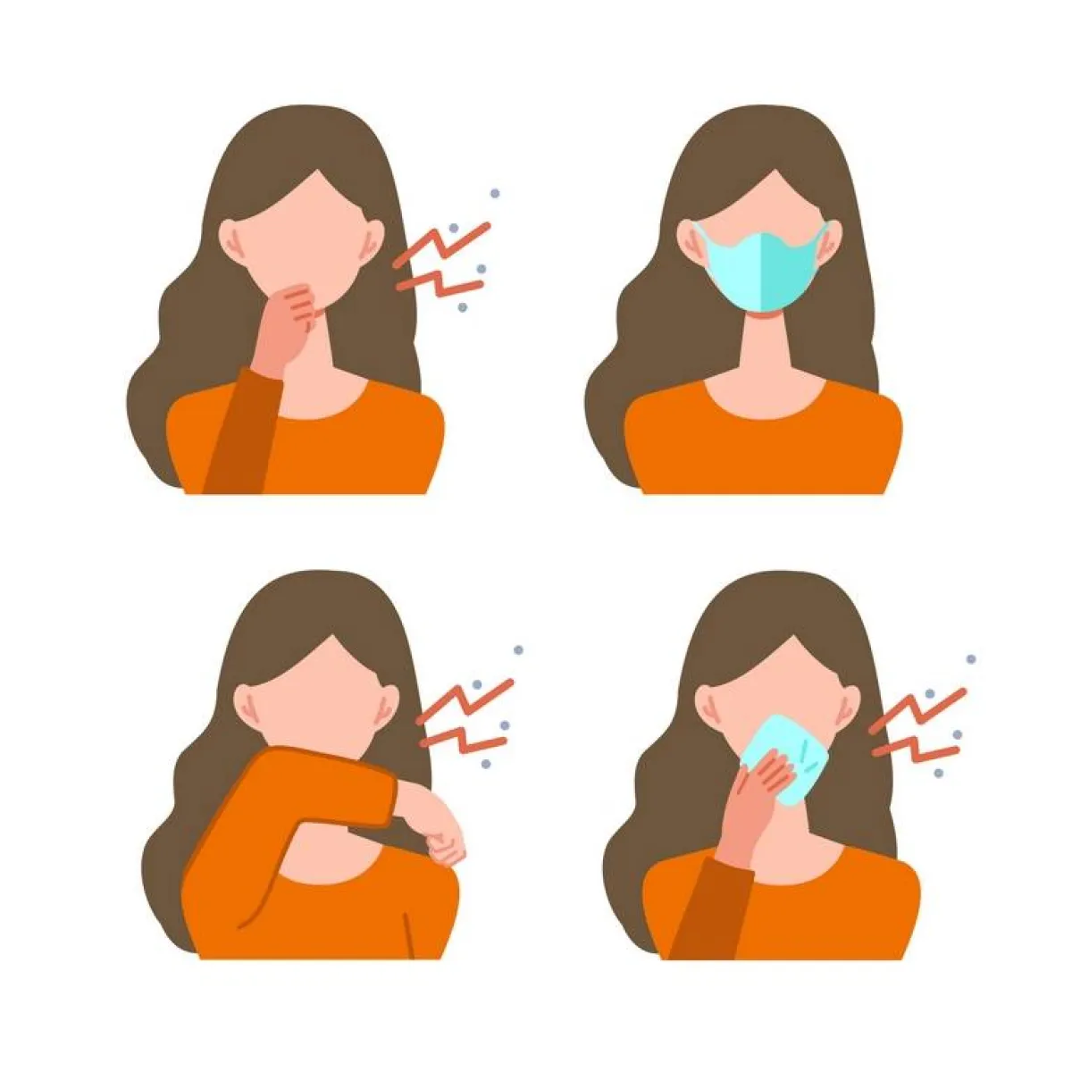 قواعد الإتيكيت عند السعال والعطس