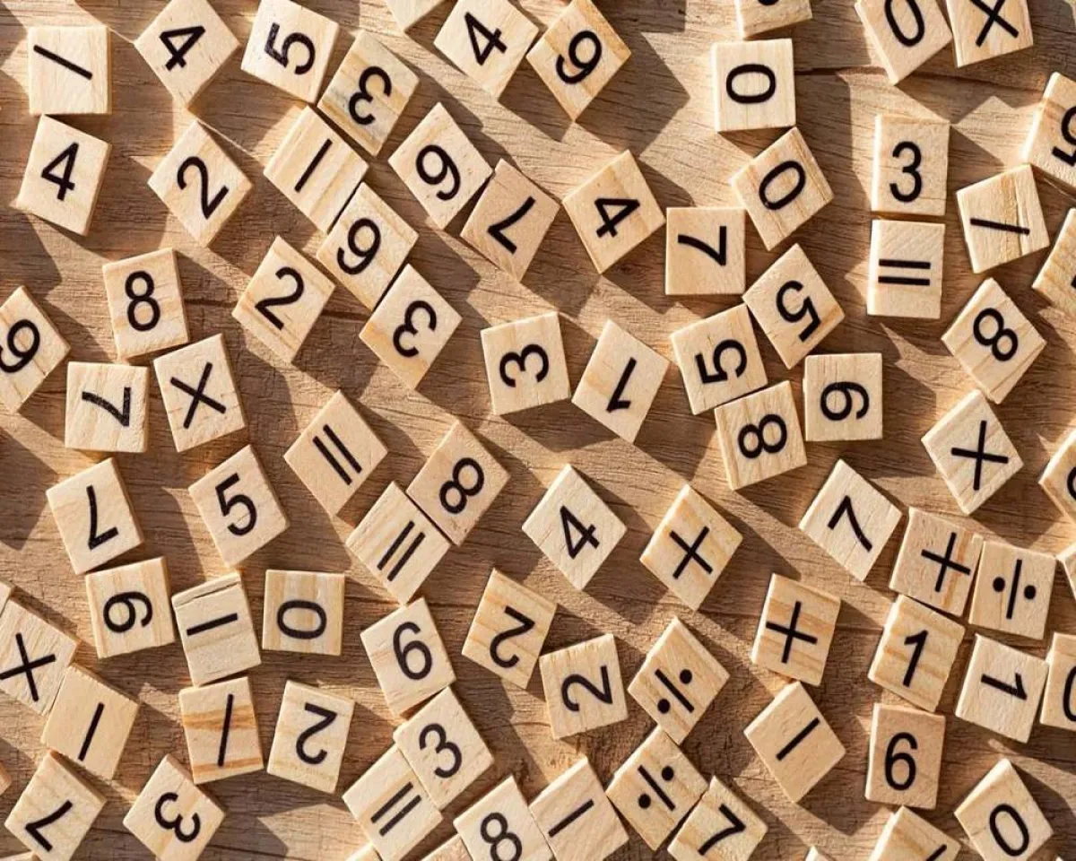 صورة لمجموعة من الأرقام