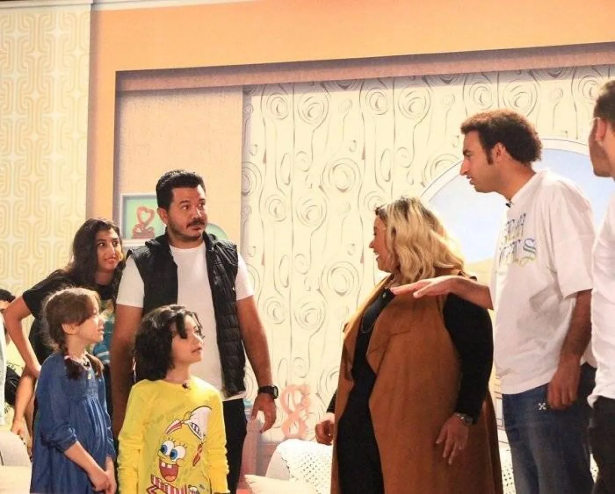 علي ربيع وويزو خلال الحلقة  - الصورة من المسؤول الإعلامي للبرنامج