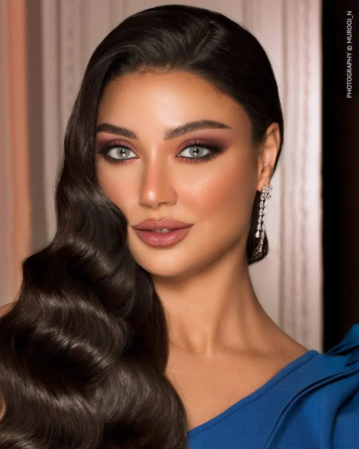 مكياج سموكي وردي مات للعروس