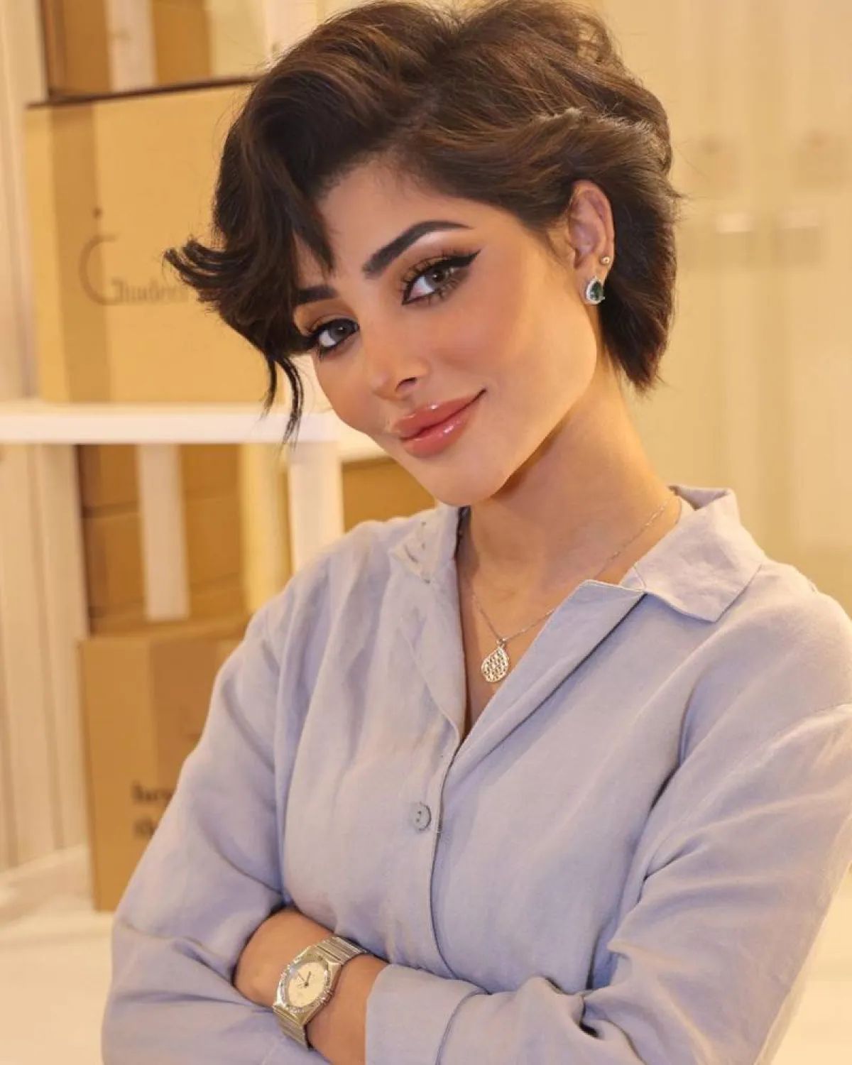 تسريحات للشعر القصير من وحي غدير سلطان